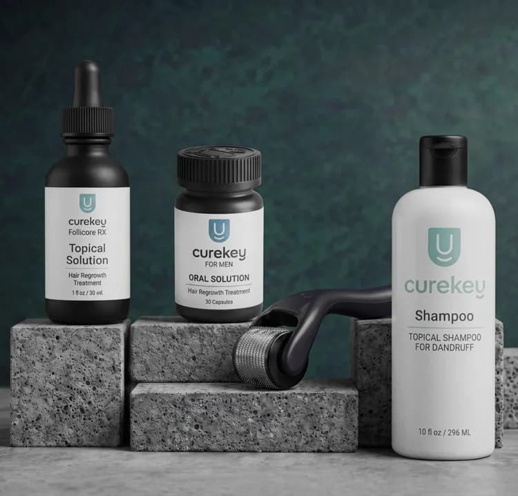 Curekey hair loss treatment products